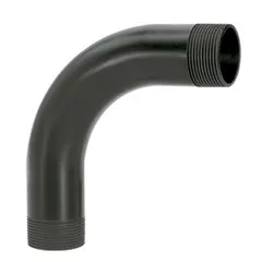 Curva Longa 90° 1.1/4" Eletroduto Roscável Preto
