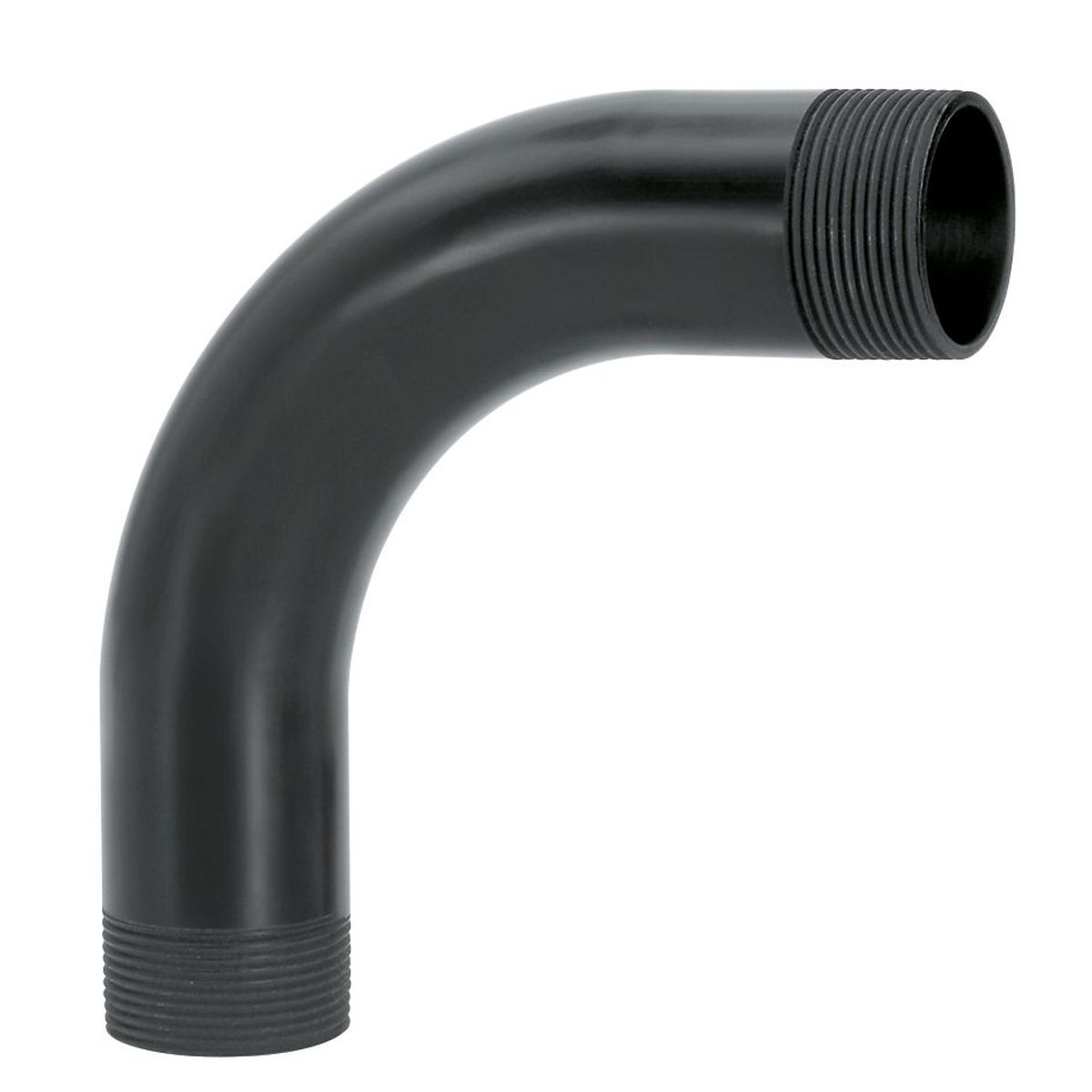 Curva Longa 90° 3" Eletroduto Roscável Preto, marca Amanco - Foto Principal