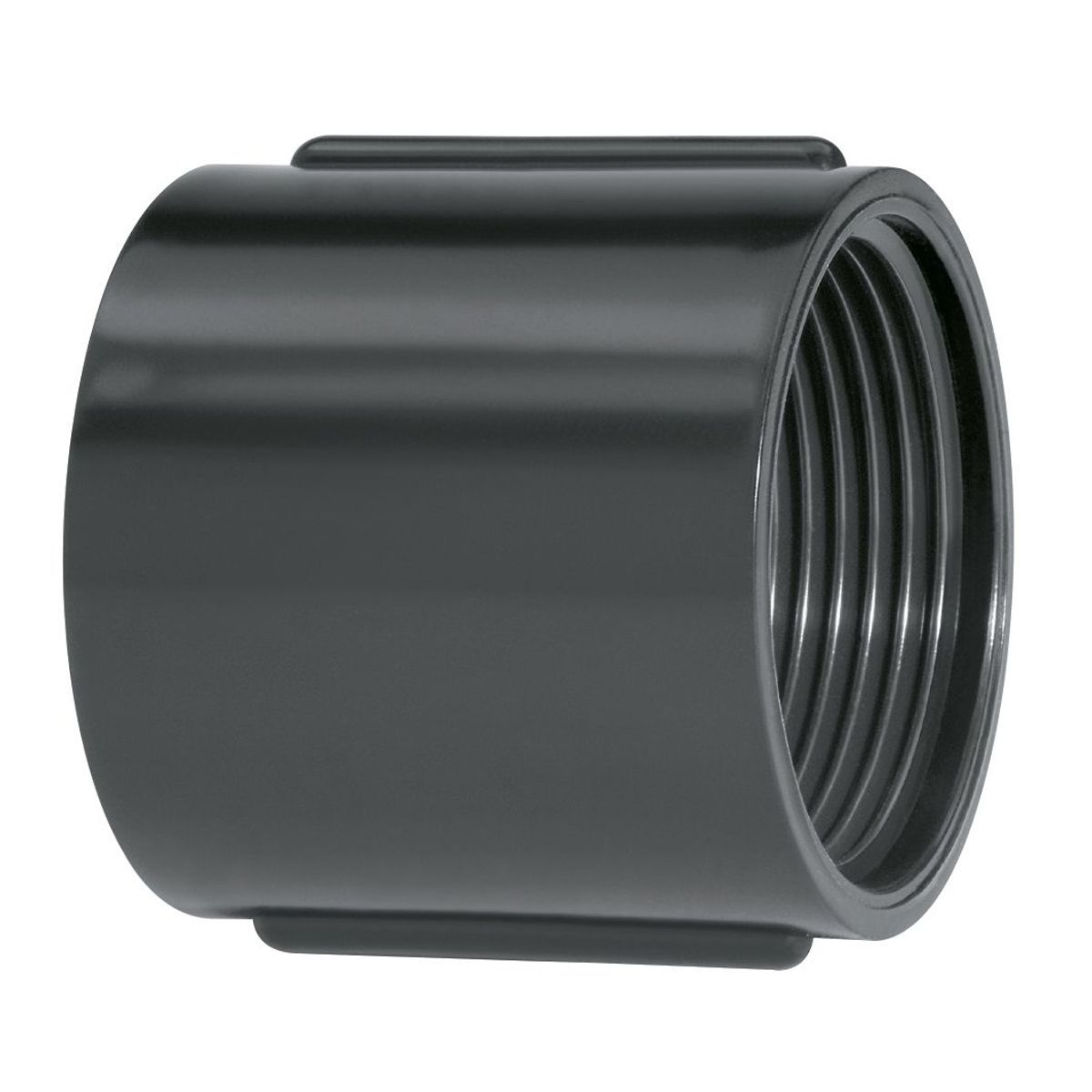 Luva 1" Eletroduto Roscável Preto, marca Amanco - Foto Principal