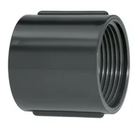 Luva 1" Eletroduto Roscável Preto