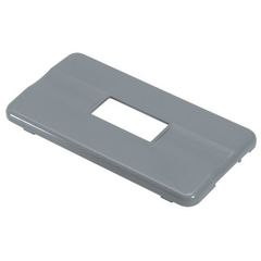 Tampa 1 Posto - 1/2 e 3/4" Electroamanco Cinza