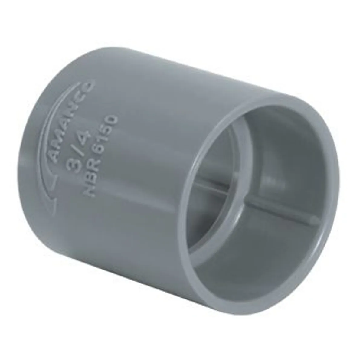 Luva 1/2" Electroamanco Cinza, marca Amanco - Foto Principal