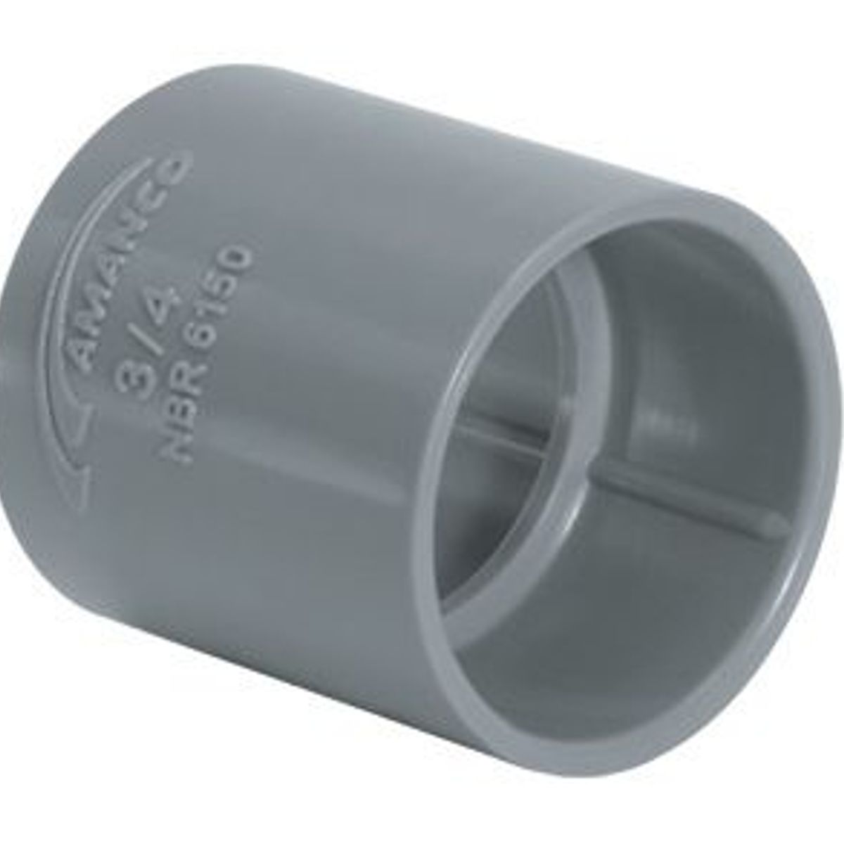 Luva 1.1/4" Electroamanco Cinza, marca Amanco - Foto Principal