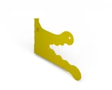 Suporte Crocodilo Par, Amarelo