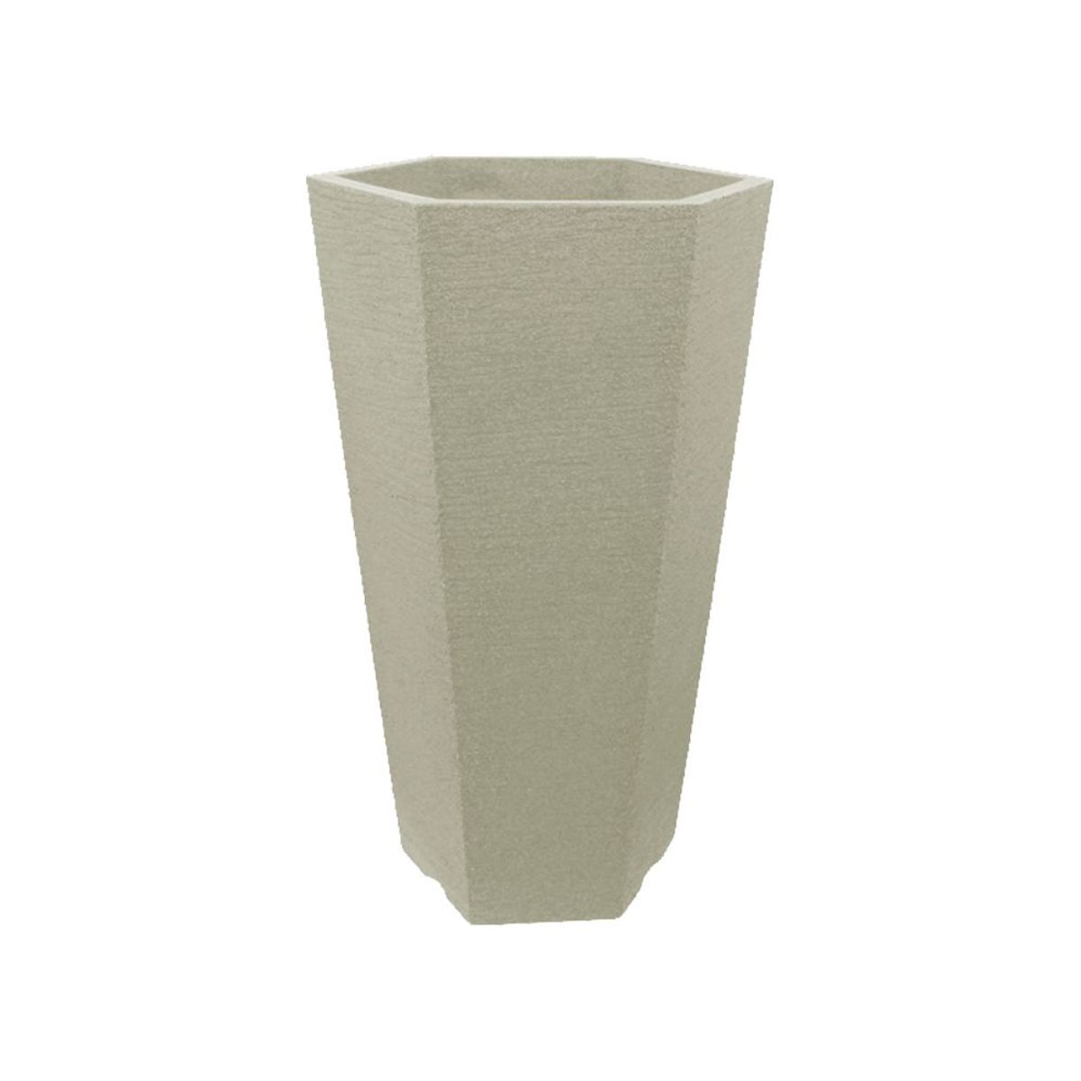 Vaso Cone Hexagonal 40cm Cimento, marca Japi - Foto Principal