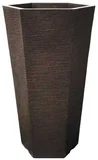Vaso Cone Hexagonal, Café, 40cm