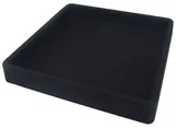 Prato Quadrado, Preto, 38cm