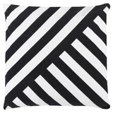 Almofada de Algodão Preto Branco 50X50cm