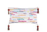 Almofada de Algodão Pompom Multicor 30X50cm