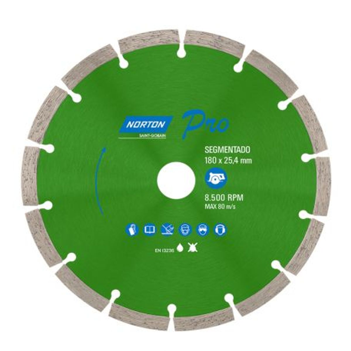 Disco Diamantado Linha Pro Segmentado, marca Norton - Foto Principal