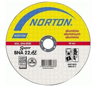 Disco de Corte Alumnio BNA22 Super 177,8x2x22,22mm