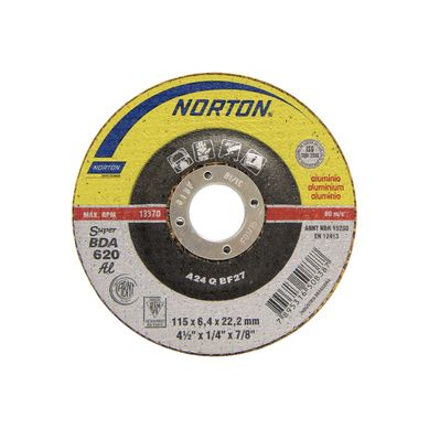 Disco de Desbaste Alumnio BDA620 114,3x6,4x22,22mm