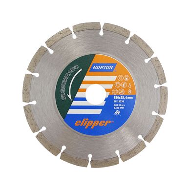 Disco Diamantado Clipper Segmentado 180x8x25,4mm