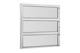 Vitro Basculante de Alumínio Vidro Mini Boreal 60x40cm Branco Max