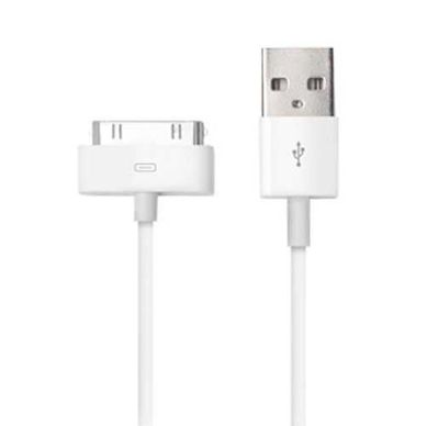Cabo de Dados 30 Pin para Iphone, Ipod, Ipad, Branco