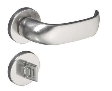 Fechadura 500-90B WC (Banheiro) 55mm Cromado Acetinado