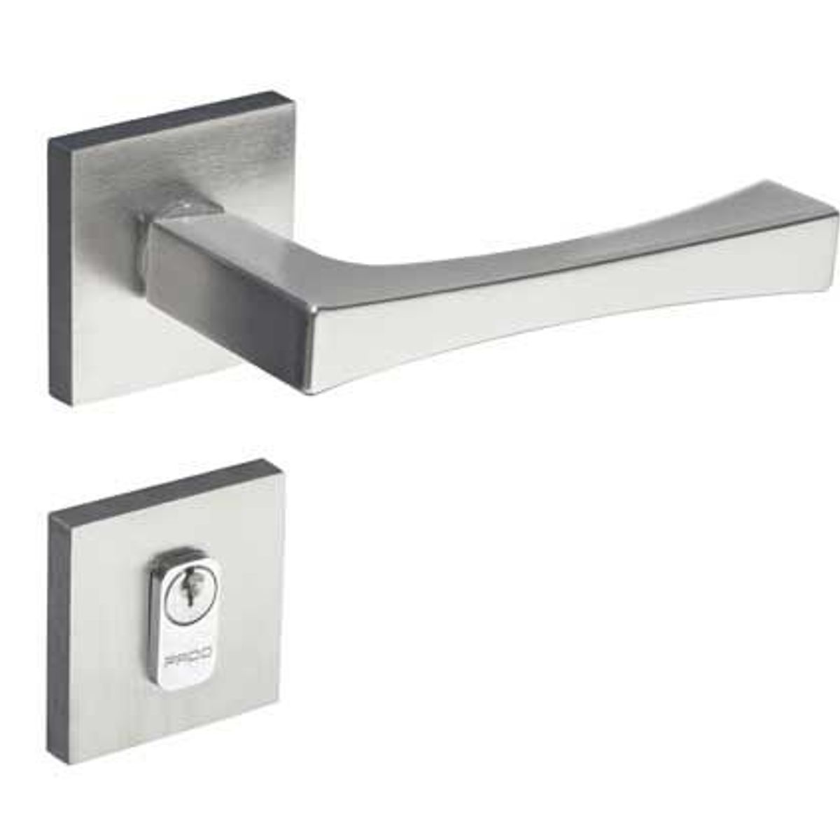 Fechadura 885-90E Externa 55mm Cromado Acetinado, marca Pado - Foto Principal
