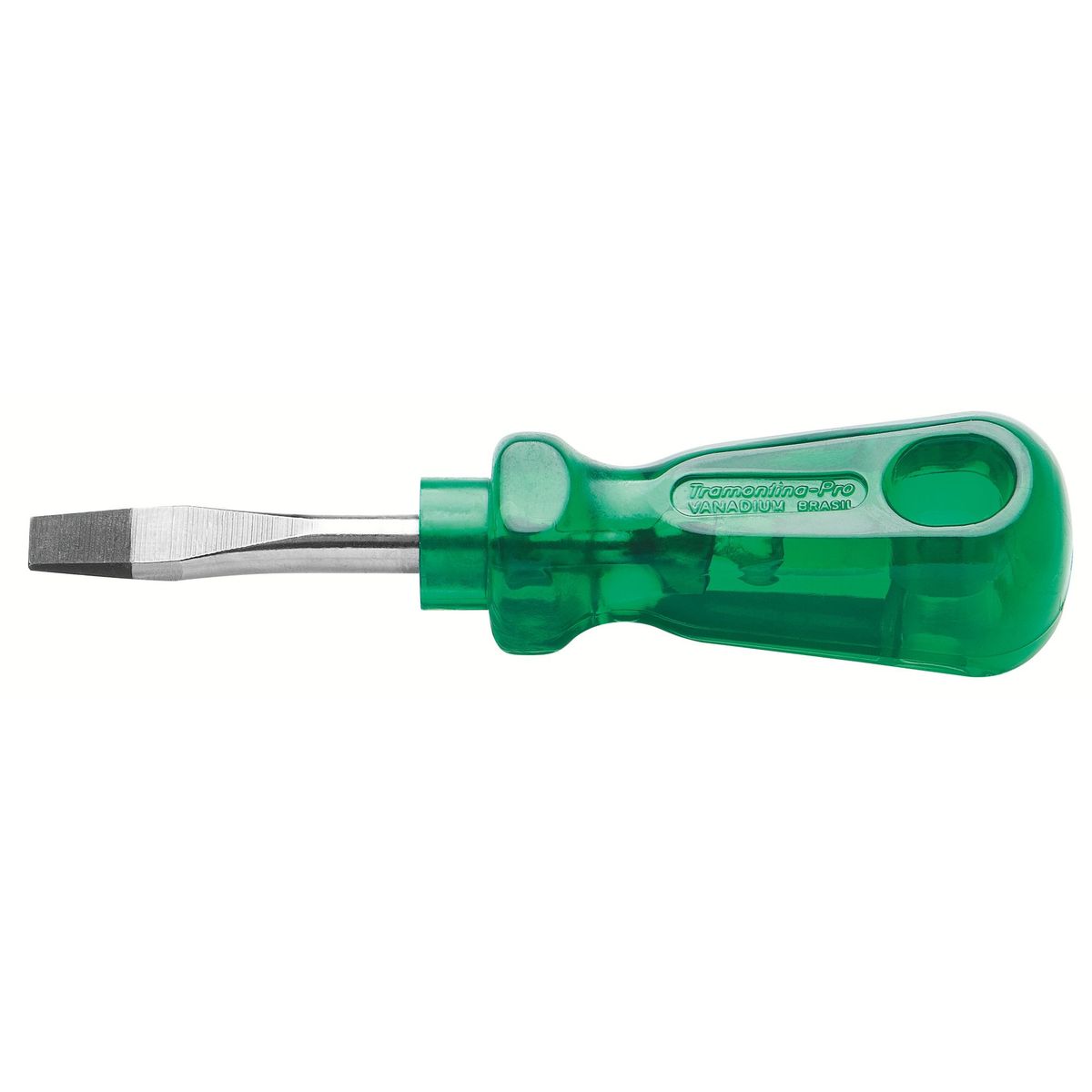 Chave de Fenda Toco Ponta Chata 5x38mm 3/16x1.1/2" Verde, marca Tramontina - Foto Principal