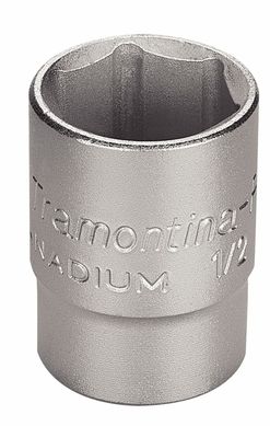 Soquete Sextavada em Ao Cromo Vandio 1/2' 20mm