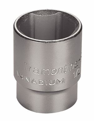 Soquete Sextavada em Ao Cromo Vandio 1/2' 23mm