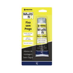 Adesivo Multifix Fixa sem Prego Amarelo 85g 22x10x8,5
