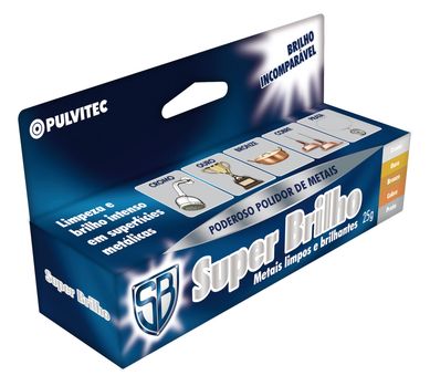Super Brilho Polidor De Metais 25G C/ 24