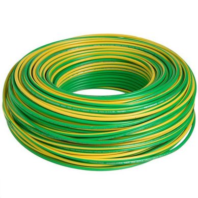 Cabo Flexvel 2,5mm Amarelo Verde Rolo 100M