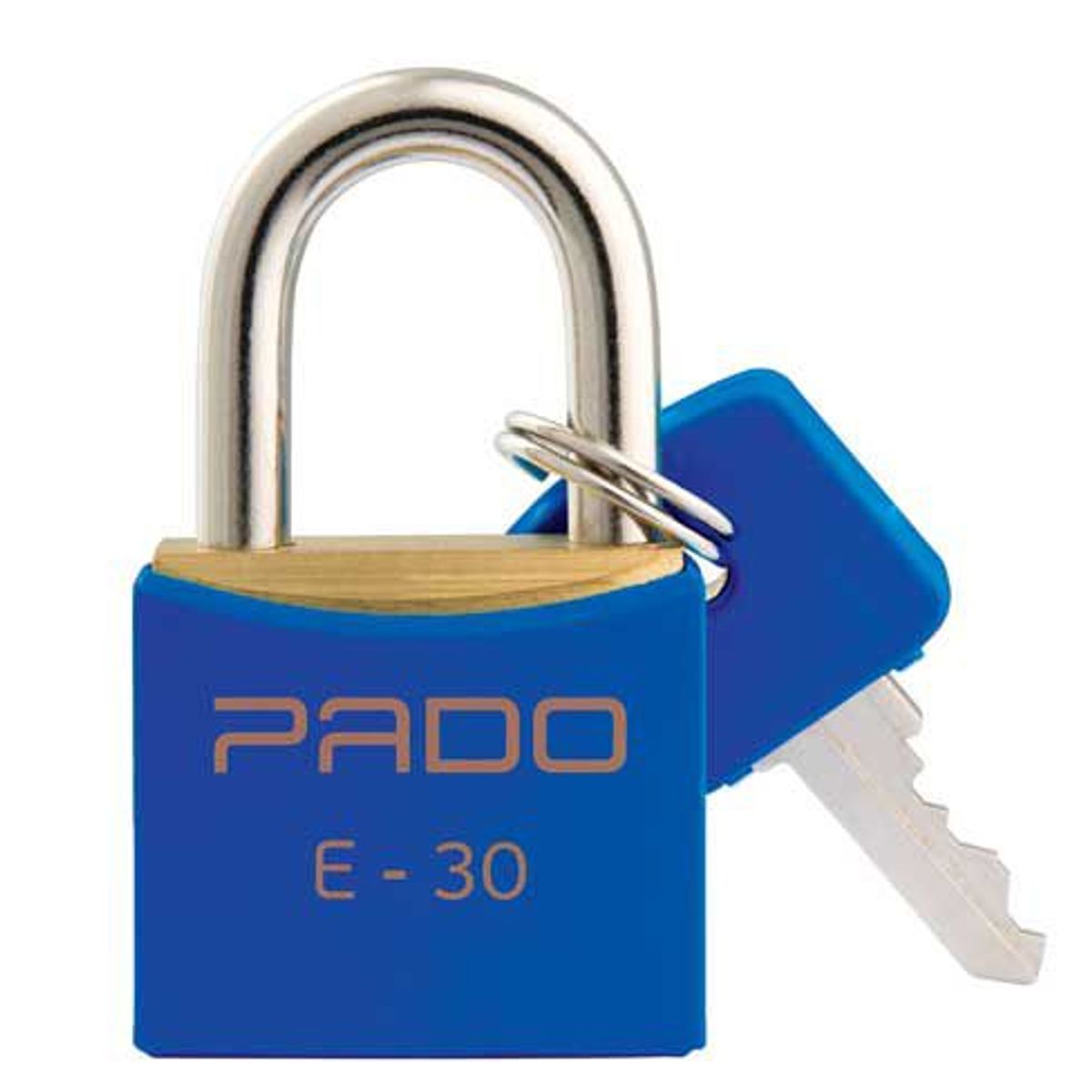 Cadeado Sm E-30mm Cor Azul, marca Pado - Foto Principal