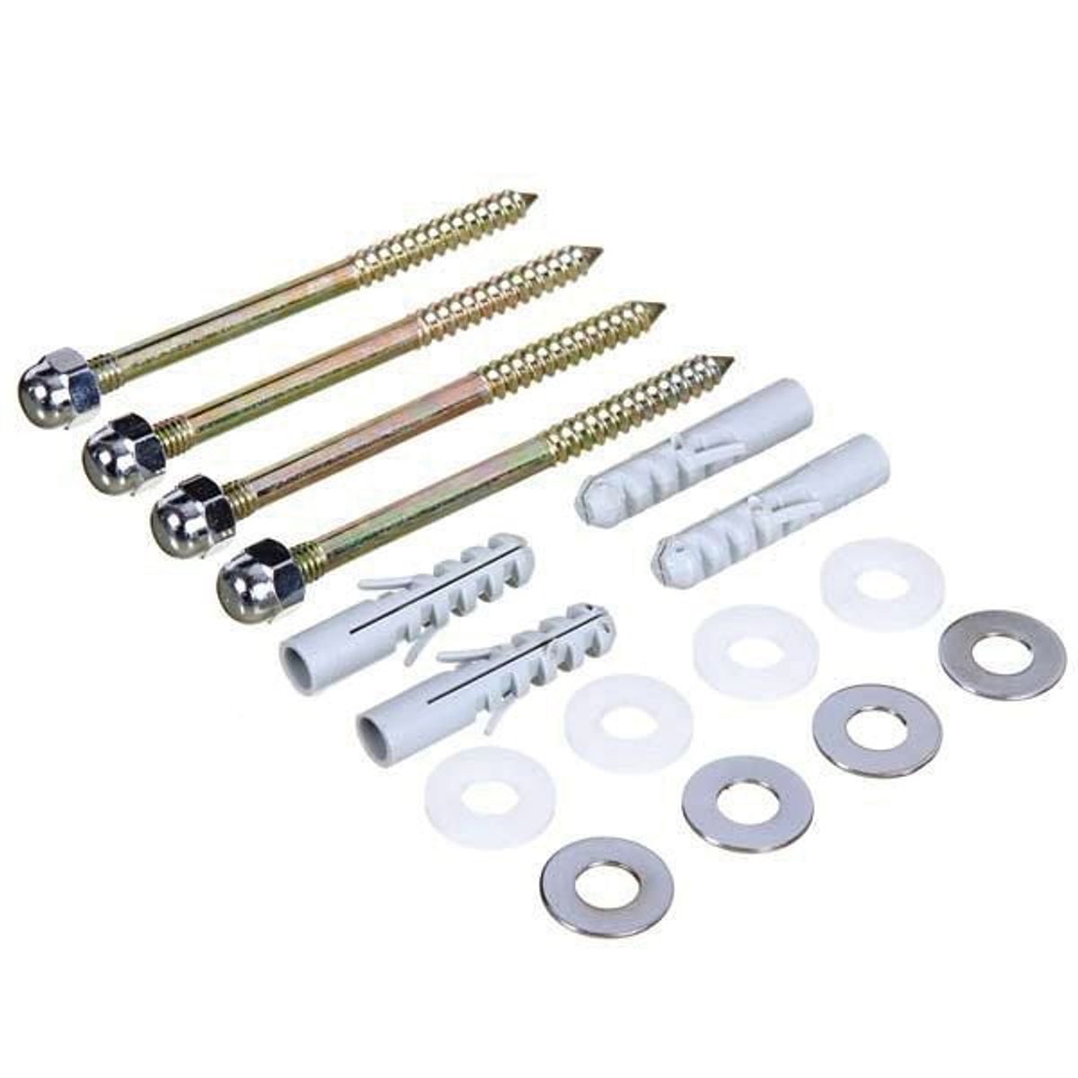 Conjunto Fixação Tanque Deca Kit Com 4 Peças, marca Esteves - Foto Principal