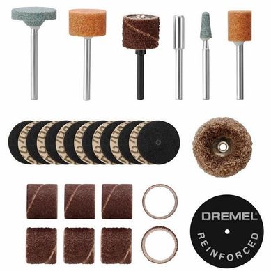 Dremel Kit de Acessrios para Lixar e Desbastar EZ686 - 18 peas