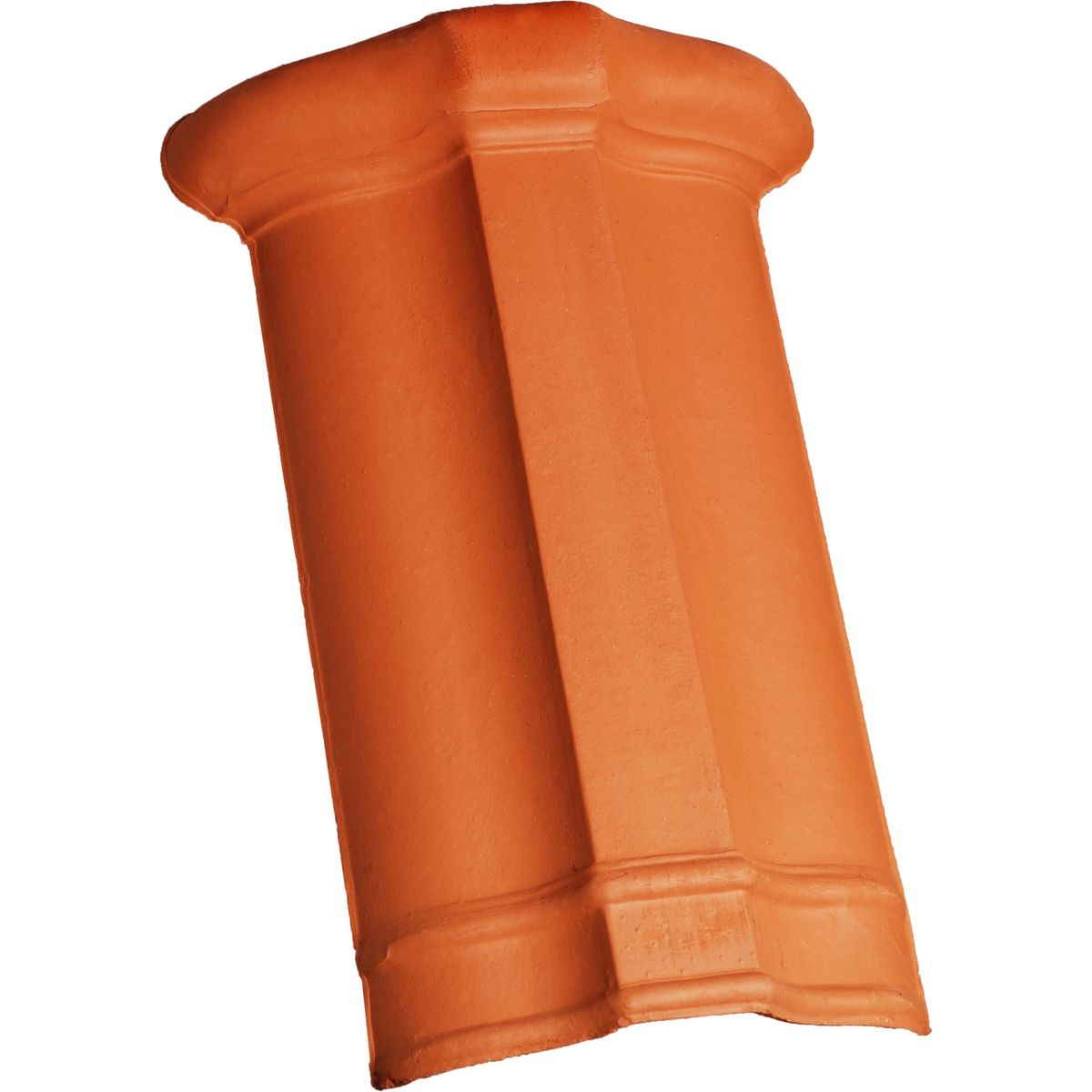 Cumeeira de Cerâmica Estreita Resinada 21cmx41cmx50mm Vermelho Resinado, marca Cerâmica Barrobello - Foto Principal