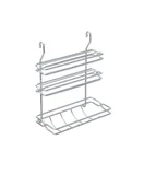 Porta Rolos com Serrilha para Suporte 5/8 Cr, Cromado 33x40x18,5cm