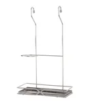 Porta Detergente com Bandeja Inox Cr, Cromado 22,5x38x11cm