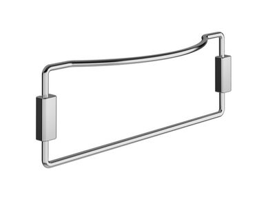 Porta Toalha Fixo Simples 25,5x8,5x4cm Cromado