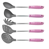Jogo de Utensilios de Nylon 5 Peças My Lovely Kitchen Colorido