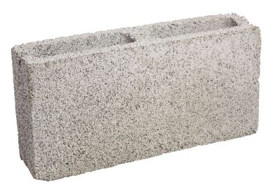 Bloco Concreto Liso Cinza 09x19x39cm JCR Blocos