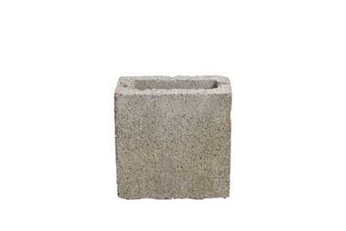 Bloco Concreto Liso, Cinza, 09x19x19cm