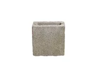 Bloco Concreto Liso Cinza 09x19x19cm JCR Blocos