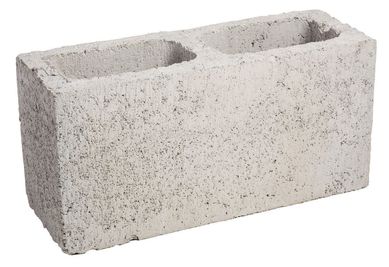 Bloco Estrutural Concreto Liso, Cinza, 14x19x39cm