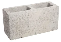 648320 - Bloco Estrutural Concreto Liso, Cinza, 14x19x39cm