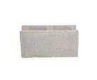 Canaleta Concreto Liso Cinza 14x19x39cm JCR Blocos