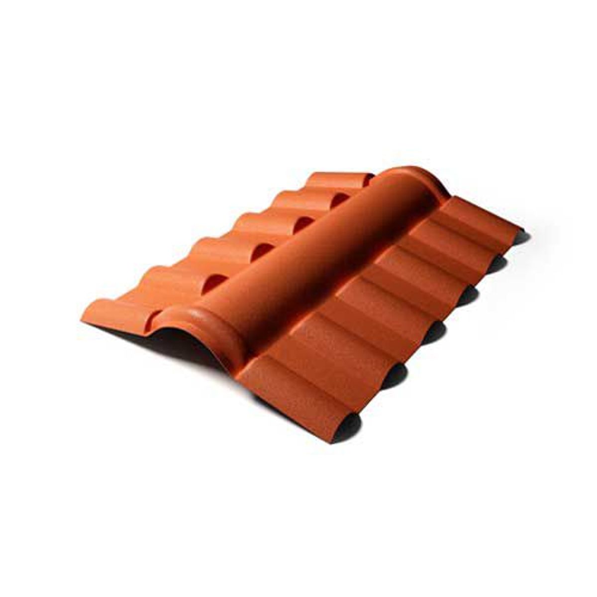 Cumeeira Plan de PVC 88cmx15cm Marrom, marca Precon - Foto Principal