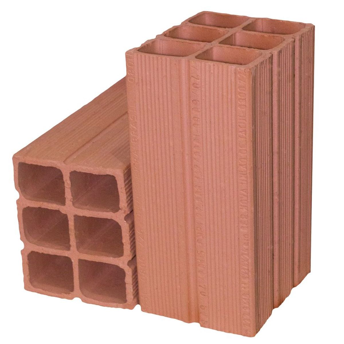 Nova União - Bloco Cerâmico Bloquinho 11,5x14x24cm Marrom Nova União