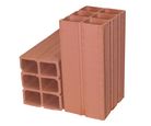 Bloco Cerâmico Bloquinho 11,5x14x24cm Marrom Nova União