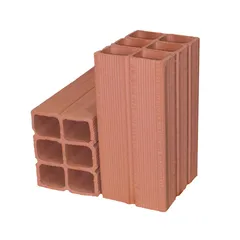 Bloco Cerâmico Bloquinho 11,5x14x24cm Marrom Nova União