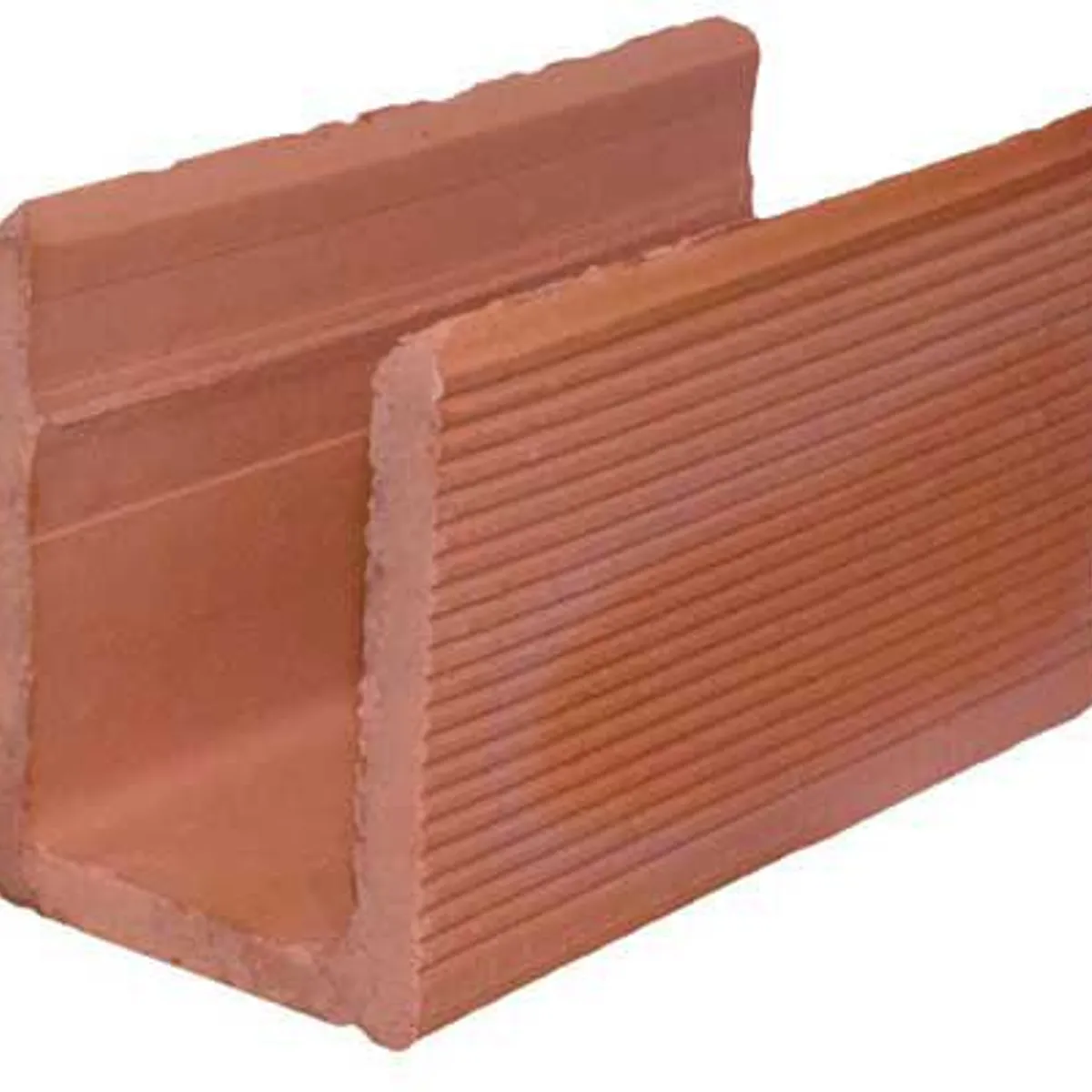 Canaleta Cerâmica, Marrom, 11,5x14x24cm, marca Nova União - Foto Principal