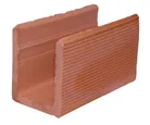 Canaleta Cerâmica, Marrom, 11,5x14x24cm
