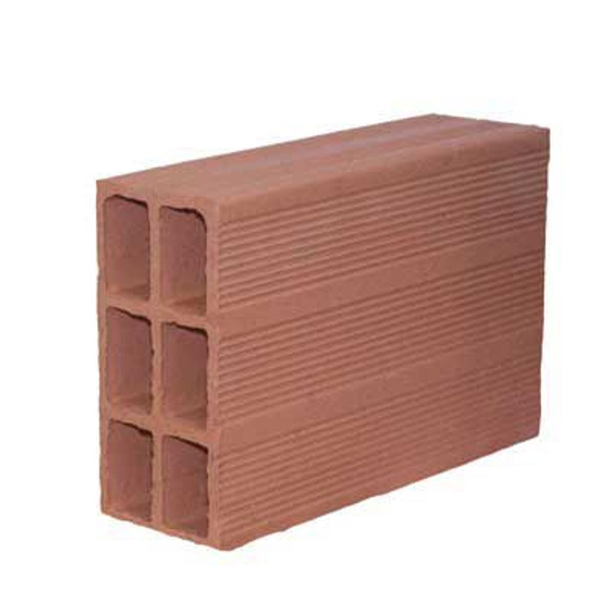 Bloco Cerâmico, Marrom, 09x19x29cm, marca Nova União - Foto Principal