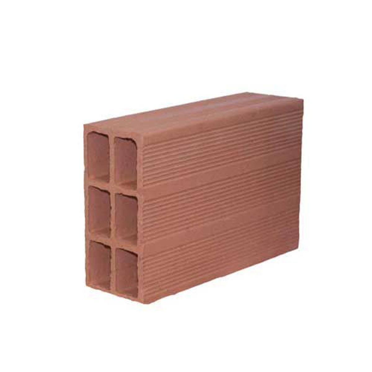 Bloco Cerâmico, Marrom, 09x19x29cm, marca Nova União - Foto Principal