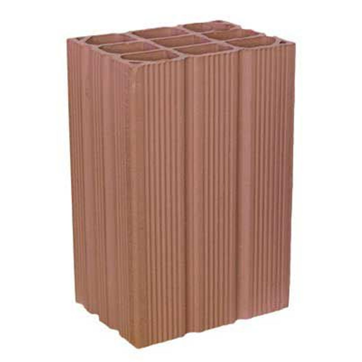 Bloco Cerâmico Blocão 14x19x29cm Marrom, marca Nova União - Foto 2